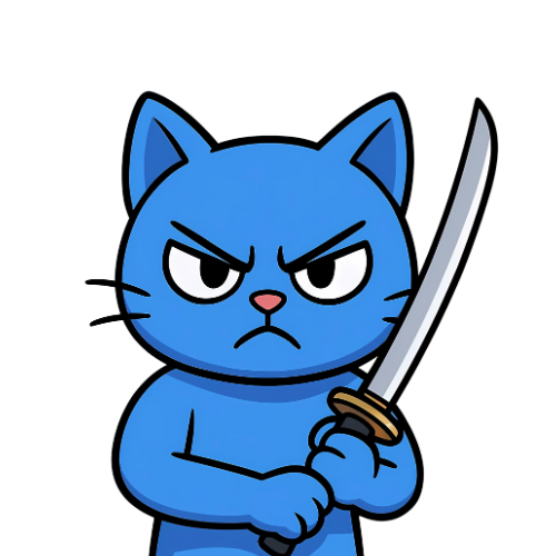 Raku The Cat Character